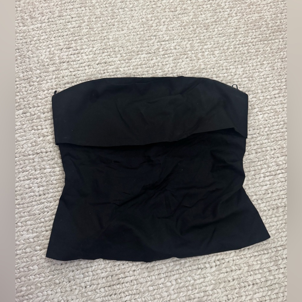 Zara Structured Strapless Top